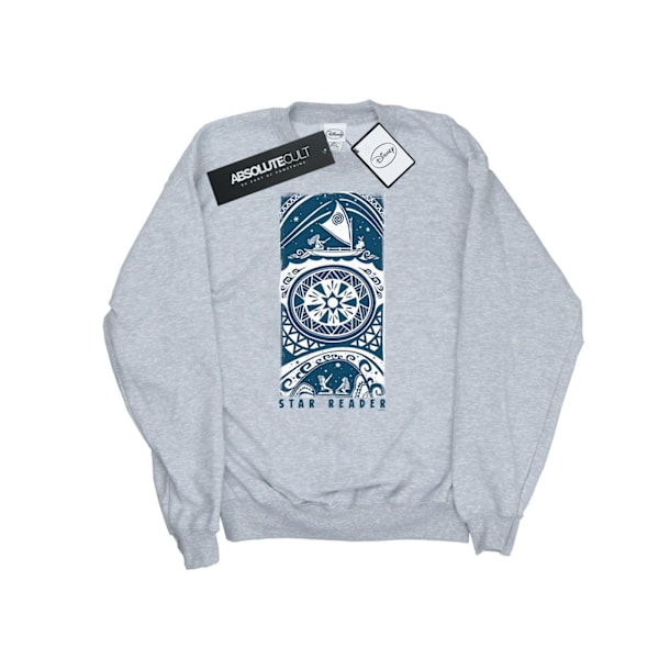 Disney Dam/Kvinnor Moana Star Reader Sweatshirt S Sports Grey Sports Grey S