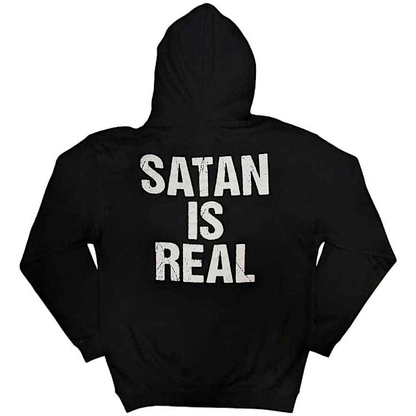 Kreator Unisex Vuxen Satan Är Riktig Hoodie S Svart Black S