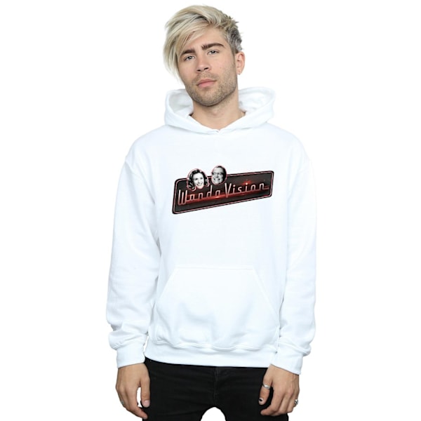 Marvel Mens WandaVision Smiles Hoodie S Vit White S