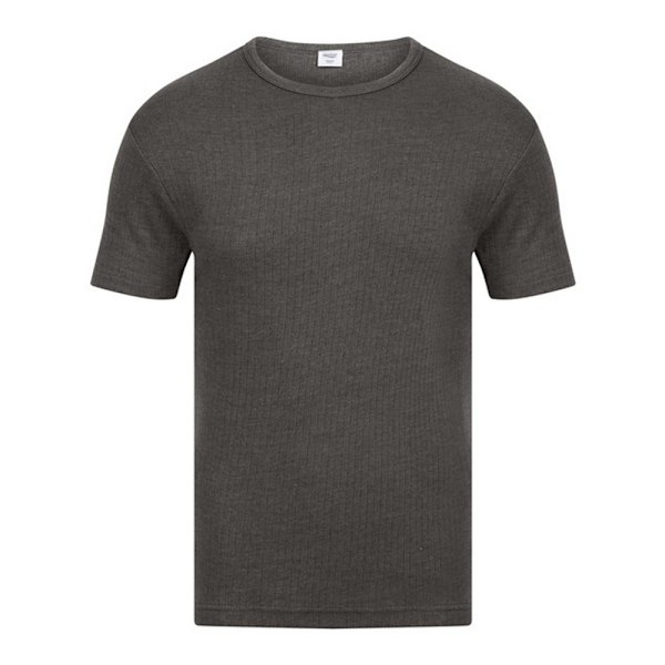 Absolute Apparel Herr Termisk Kortärmad T-shirt L Charcoal Charcoal L