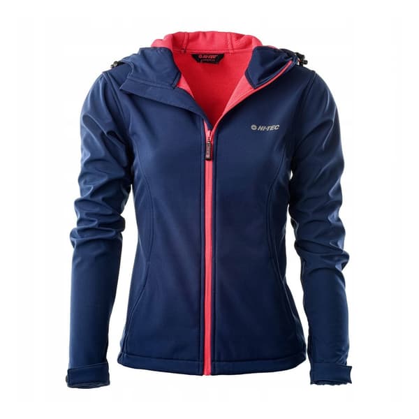 Hi-Tec Dam Caria II Softshelljacka L Marinblå/Ljusrosa Navy/Bright Pink L