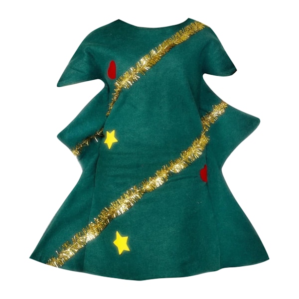 Smiffys Unisex Vuxen Julgran Kostym One Size Grön/Guld Green/Gold One Size