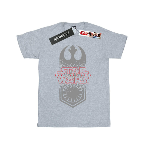 Star Wars Boys The Last Jedi Symbol Crash T-Shirt 9-11 år Sp Sports Grey 9-11 Years