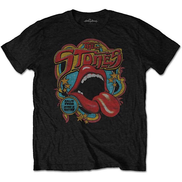 The Rolling Stones Unisex Adult 70s Vibe T-Shirt 3XL Svart Black 3XL