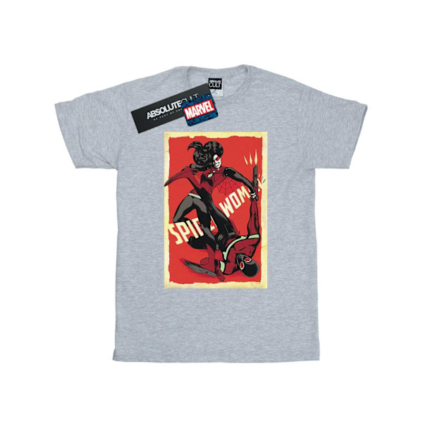 Marvel Spider-Woman Fight T-shirt 5XL Sports Grey för män Sports Grey 5XL