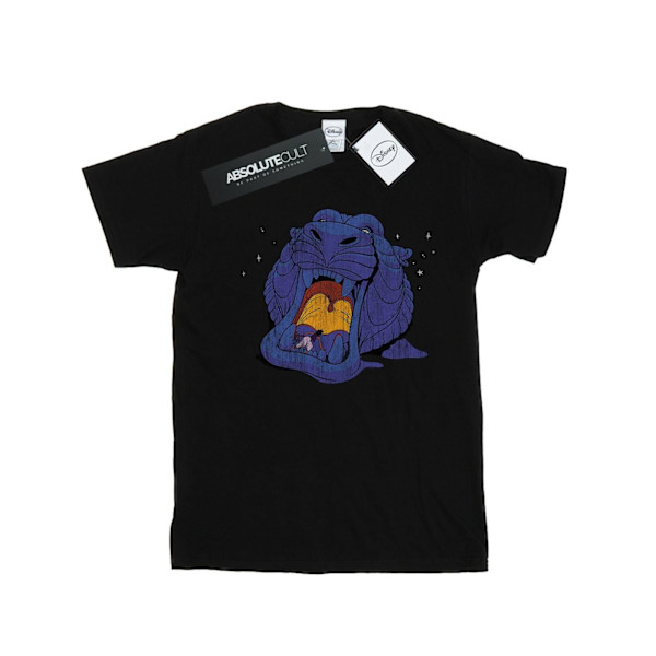 Disney Girls Aladdin Cave Of Wonders Distressed Cotton T-Shirt Black 5-6 Years