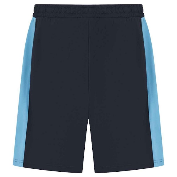 Finden & Hales Stickade shorts med fickor för män XXL Marinblå/Himmelblå Navy/Sky XXL