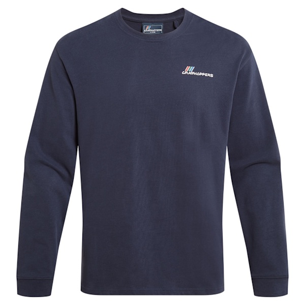 Craghoppers Dillisk Långärmad T-shirt för män M Blå Marinblå Blue Navy M