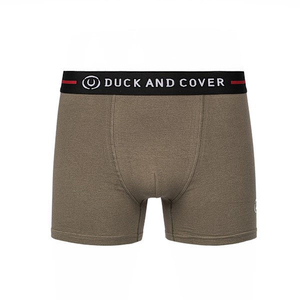 Duck and Cover Mens Scorla Boxer Shorts (3-pack) XXL Oliv/Röd/Svart Olive/Red/Black XXL
