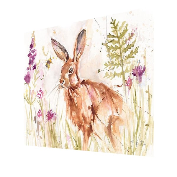 Jennifer Rose Hazy Afternoon Inramad duktryck 40cm x 50cm Br Brown/Green/Purple 40cm x 50cm