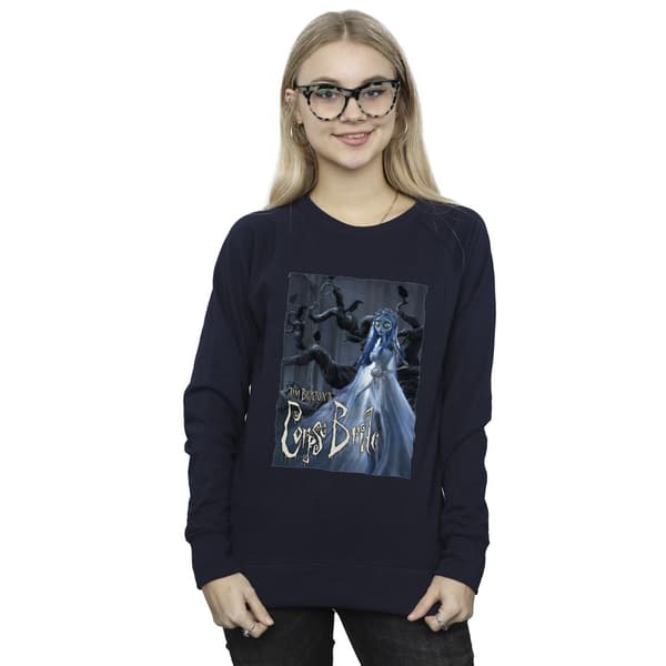 Corpse Bride Dam/Dam Bröllopsklänning Affisch Sweatshirt 3XL N Navy Blue 3XL