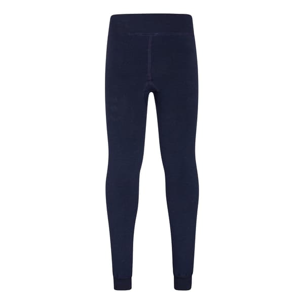 Mountain Warehouse Barnfleecefodrade Leggings för Barn/Barn Navy S-M
