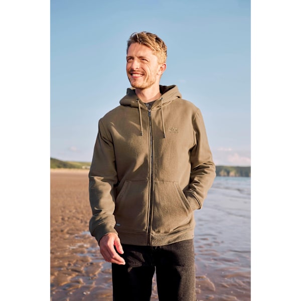 Animal Herr Samuel Organisk Avslappnad Huvtröja XL Mörk Khaki Dark Khaki XL