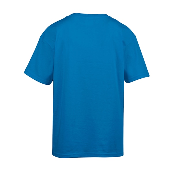 Gildan SoftStyle Ringspun T-shirt för barn 12-13 år, Saffir Sapphire Blue 12-13 Years