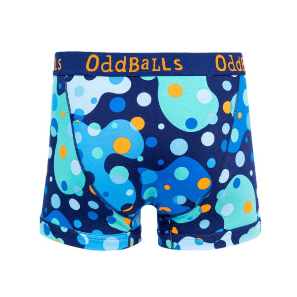 OddBalls Mens Space Balls Spotted Boxer XS Blå Blue XS
