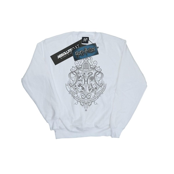 Harry Potter Pojkar Hogwarts Draco Dormiens Crest Sweatshirt 12-1 White 12-13 Years