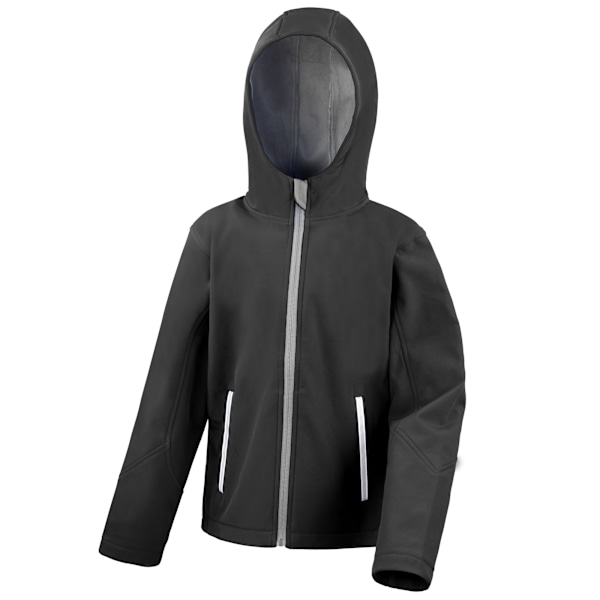 Result Core Barn/Barn TX Performance Huvförsedd Mjuk Skaljacka Black/Seal Grey 9-10 Years