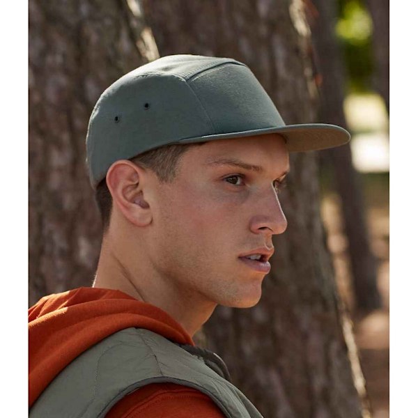 Beechfield Bomull Canvas Baseball Cap En Storlek Olivgrön Olive Green One Size