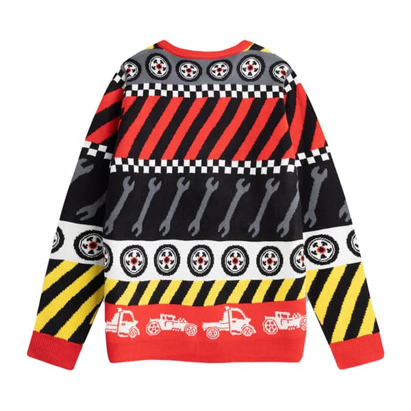 Hot Wheels Herr Tröja med däck- och skiftnyckel Fairisle Jultröja S Mult Multicoloured S