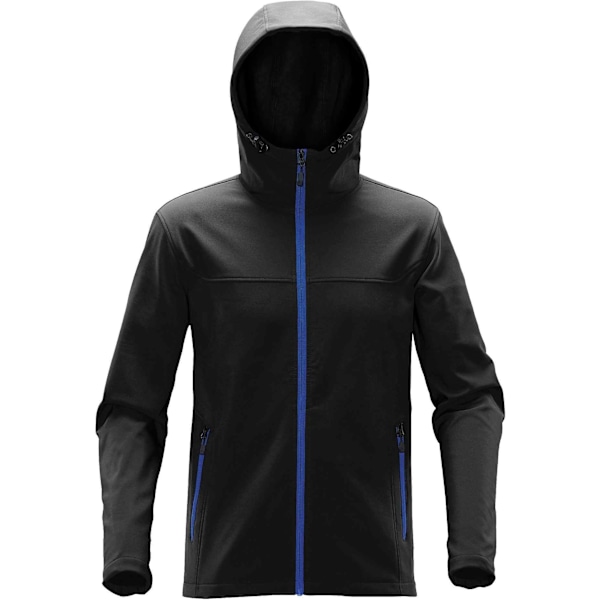 Stormtech Orbiter Softshell Hoodie L Svart/Azurblå Black/Azure Blue L