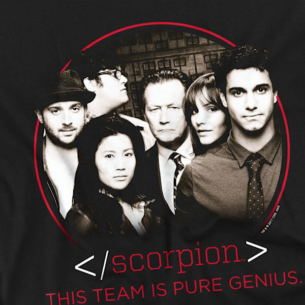 Scorpion Herr Cast T-Shirt 3XL Svart Black 3XL