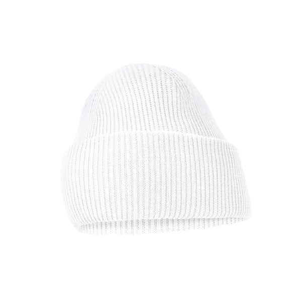 Beechfield Unisex Vuxen Klassisk Djup Manschett Mössa En Storlek Vit White One Size