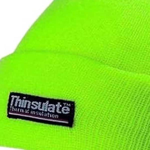 Yoko Unisex Hi-Vis Thermal 3M Thinsulate Vintermössa One Size Lime Lime One Size