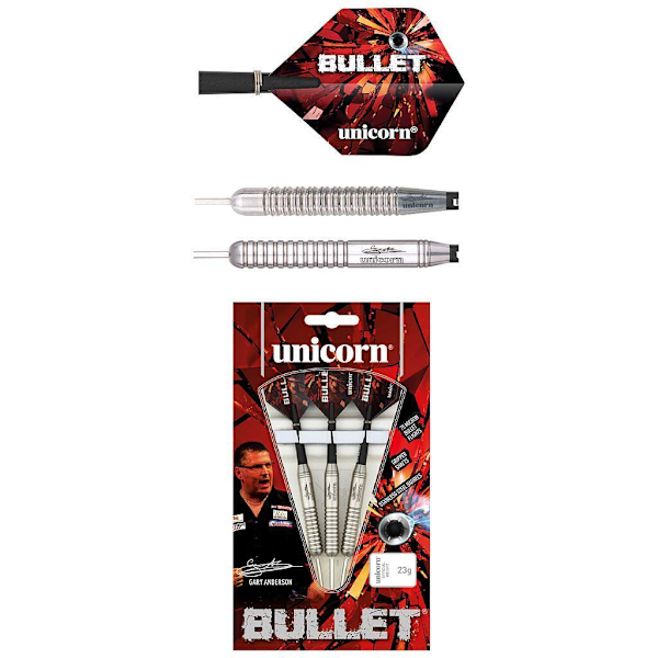 Unicorn Gary Anderson Bullet Pil (3-pack) 25g Silver/Svart Silver/Black 25g