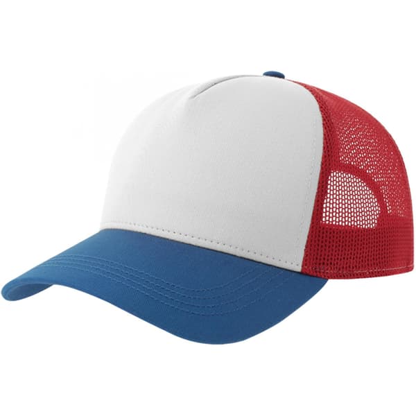 Atlantis Rapper 5-panels Bomull Hållbar Truckerkeps One Size White One Size