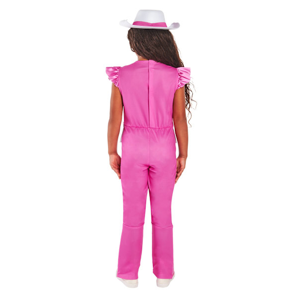 Barbie Cowgirl Kostym för Barn 5-6 År Rosa/Vit Pink/White 5-6 Years