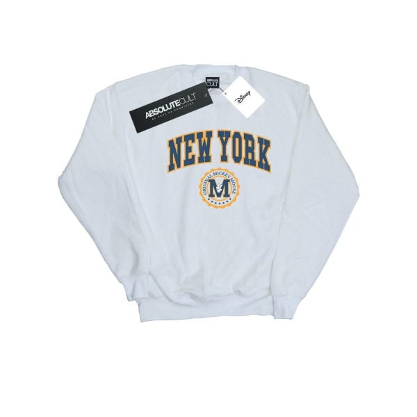 Disney Mickey Mouse för kvinnor/damer New York Seal Sweatshirt S Wh White S