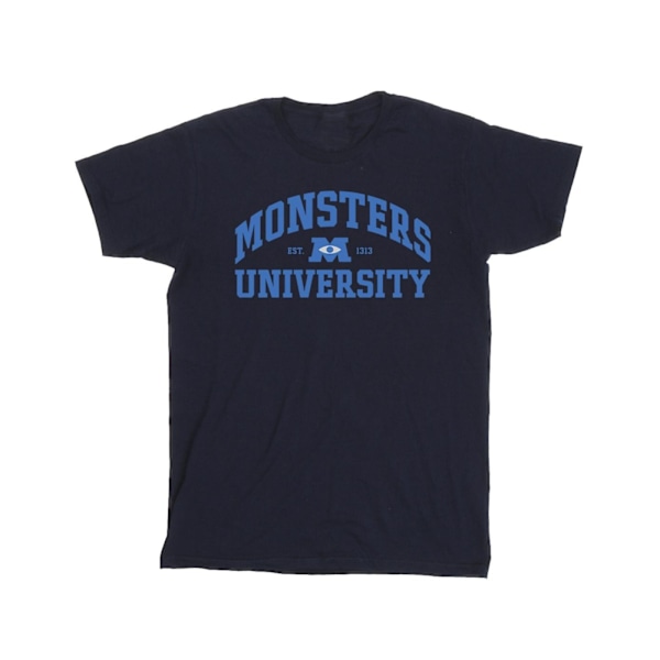 Disney Herr Monsters University Logotyp T-shirt 5XL Marinblå Navy Blue 5XL