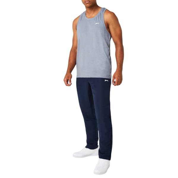 Slazenger Herr Regular Sweatpants S Marinblå Navy S