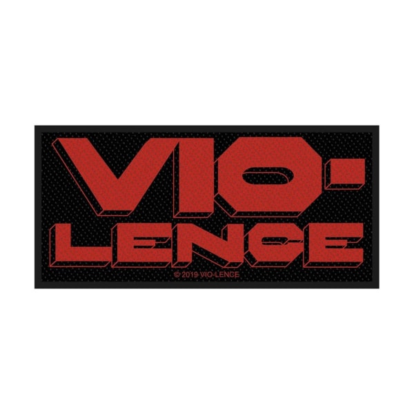 Vio-lence Logo Patch One Size Svart/Röd Black/Red One Size