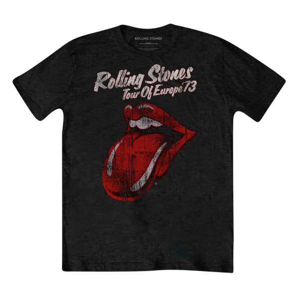 The Rolling Stones Unisex Vuxen 73 Tour T-shirt XXL Svart Black XXL