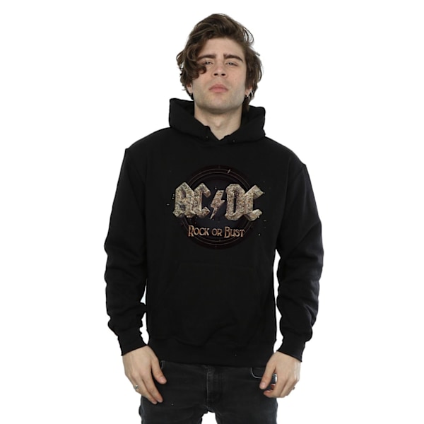 AC/DC Mens Rock Or Bust Hoodie XL Svart Black XL