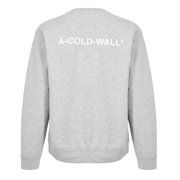A-COLD-WALL Herr Burham Crew Neck Sweatshirt M Grå Grey M