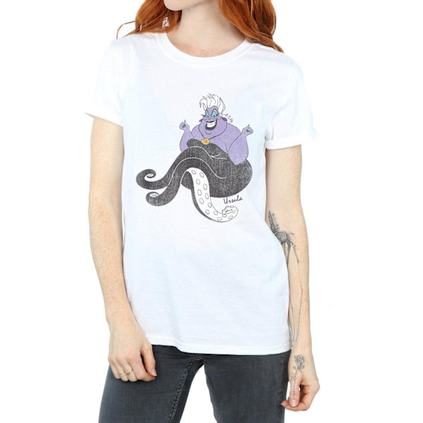 The Little Mermaid Dam/Damer Ursula Bomull Boyfriend T-Shir White L