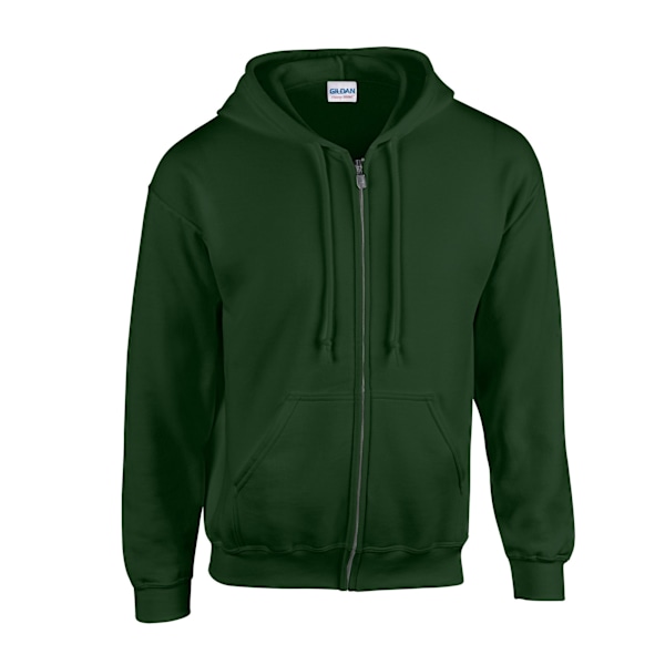 Gildan Unisex Adult Heavy Blend Full Zip Full Zip Hoodie S Forest Forest S