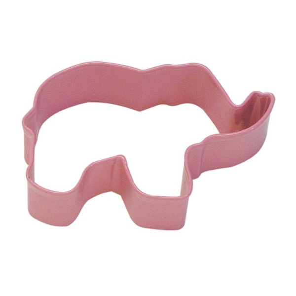 Årsdagshus Elefant Poly-Hartsbelagd Kakform En Pink One Size