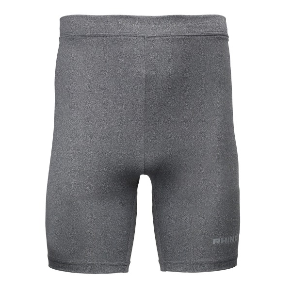 Rhino Childrens Boys Thermal Underwear Sports Base Layer Shorts Heather Grey 5-6