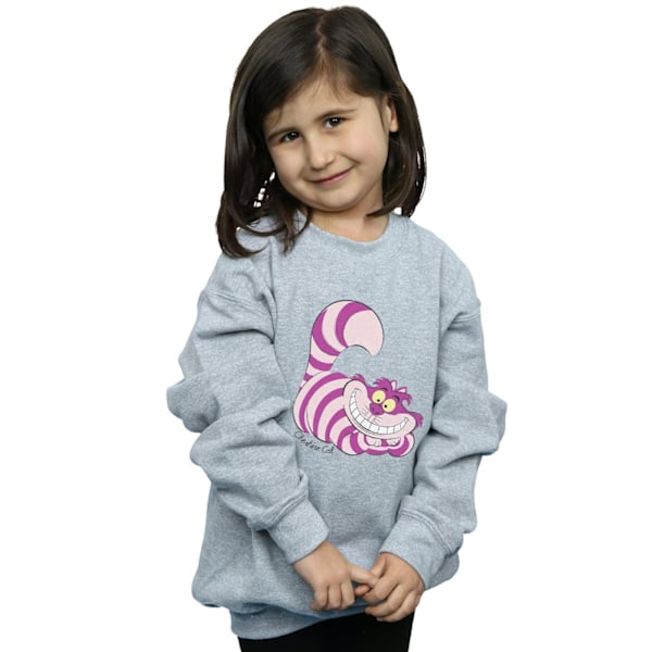 Alice i Underlandet Flickor Cheshire Cat Sweatshirt 12-13 År S Sports Grey 12-13 Years