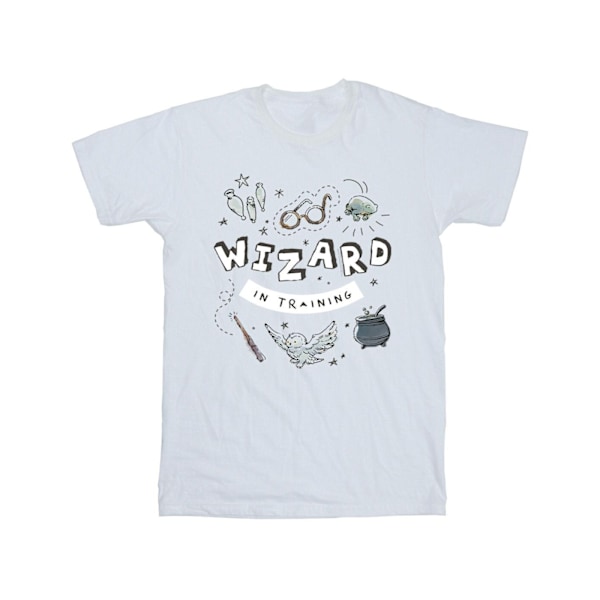 Harry Potter T-shirt för män, Wizard In Training, 4XL, vit White 4XL