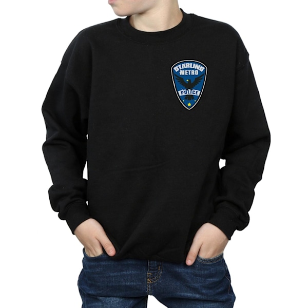 DC Comics Boys Arrow Starling Metro Badge Sweatshirt 5-6 år Black 5-6 Years