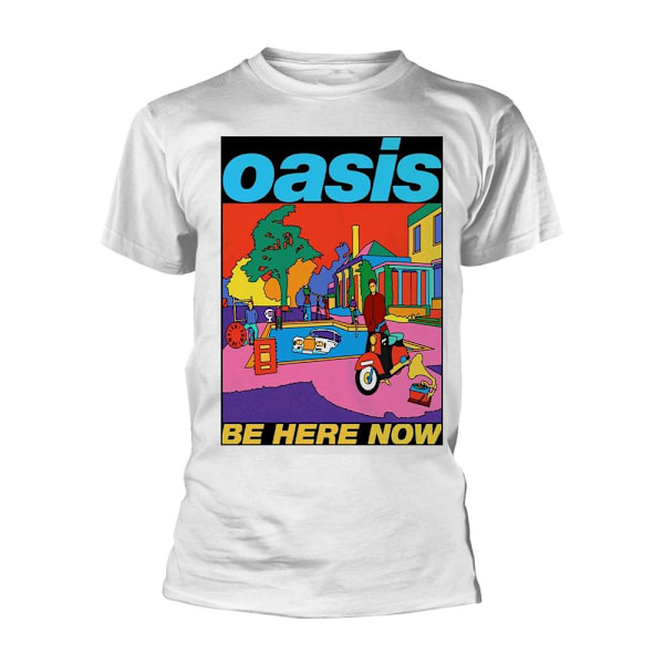 Oasis Unisex Adult Be Here Now T-Shirt XXL Vit White XXL