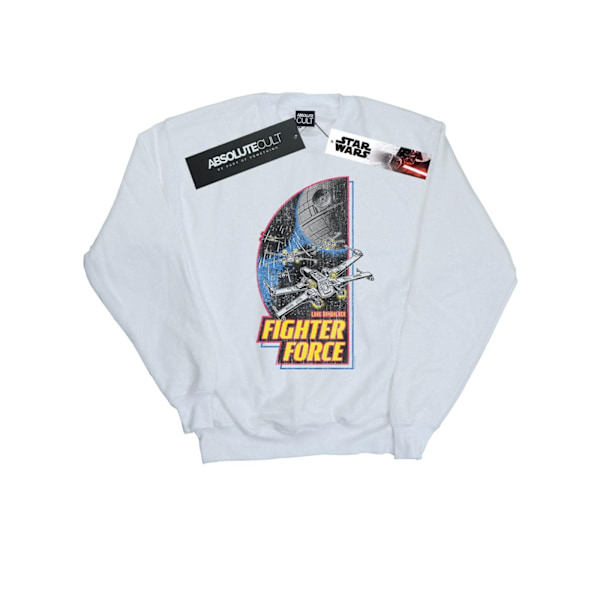 Star Wars Dam/Kvinnor Fighter Force Sweatshirt L Vit White L