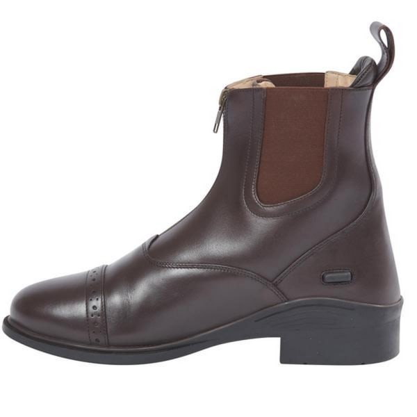 Dublin Evolution Vuxna Zip Front Läder Paddock Boots 8 UK Br Brown 8 UK