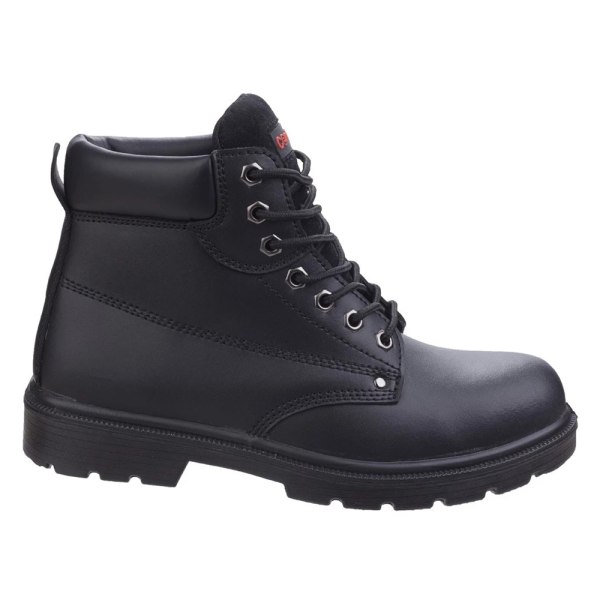 Centek Mens FS331 Classic Ankle S3 Skyddsstövlar i läder med snörning Black 10 UK