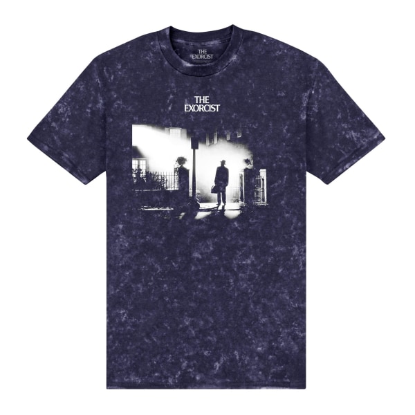 The Exorcist Unisex Vuxen Acid Wash T-Shirt M Marinblå Navy M