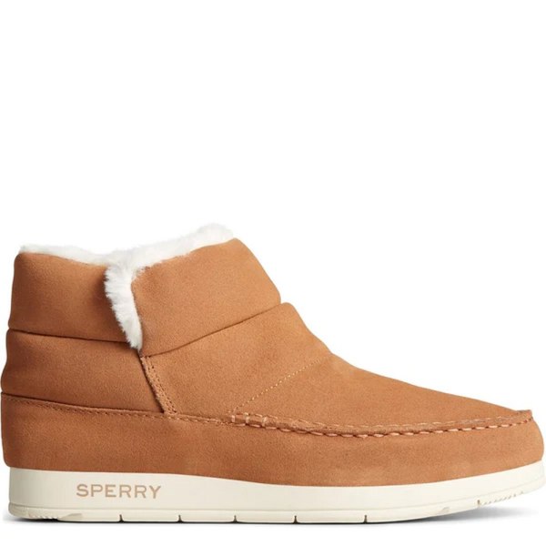 Sperry Dam/Dam Moc-Sider Bootie Mockaskor 7 UK Tan Tan 7 UK